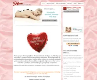 Saffronlasvegas.com(Saffron Day Spa) Screenshot