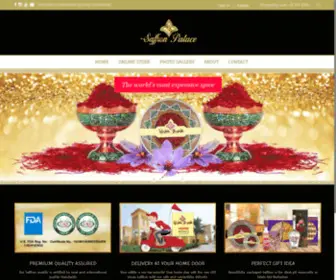 Saffronpalace.com(Saffron Palace Dubai) Screenshot