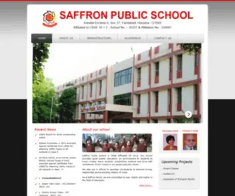 Saffronps.co.in(Saffron Public School) Screenshot