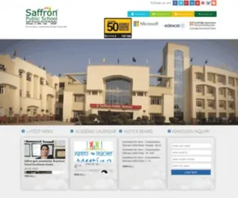 Saffronschool.com(Saffron School) Screenshot