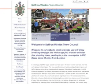 Saffronwalden.gov.uk(Saffron Walden Town Council) Screenshot