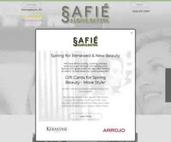 Safiesalonspa.com(Safié Salon & Day Spa) Screenshot