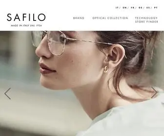 Safilo.com(Safilo Group) Screenshot