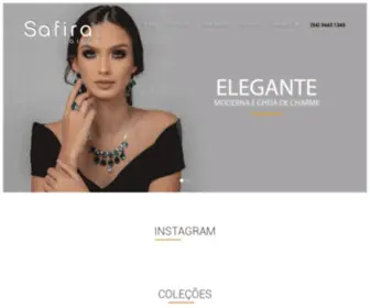 Safirajoias.com.br(Safira Joias) Screenshot