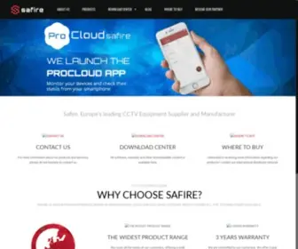 Safirecctv.com(Safire) Screenshot
