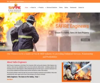 Safireengineers.com(The Gems In Fire Saftey) Screenshot