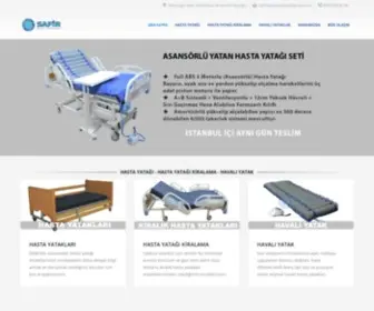 Safirhastayataklari.com(Hasta Yatakları) Screenshot