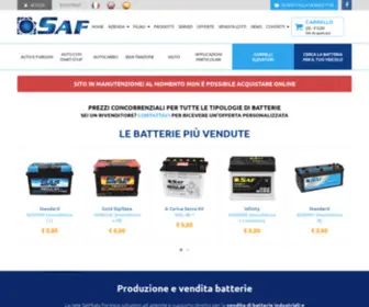 Safitaly.it(Vendita all'Ingrosso di Accumulatori per Avviamento) Screenshot