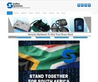 Saflecsystems.co.za(Access Control Systems by Saflec Systems) Screenshot