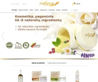 Saflora.lt(Lietuviška kosmetika) Screenshot