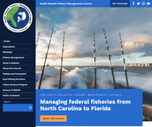 Safmc.net(SAFMC > Home) Screenshot