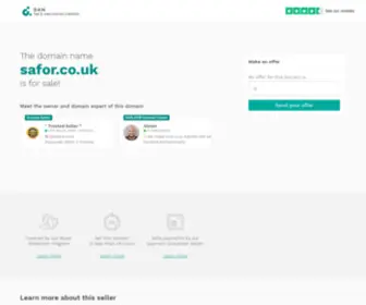 Safor.co.uk(safor) Screenshot