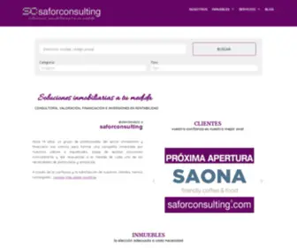 Saforconsulting.com(Servicios inmobiliarios) Screenshot