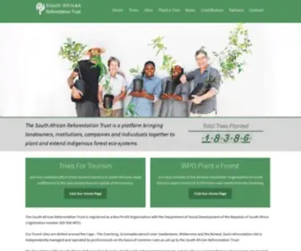 Saforesttrust.com(Growing indigenous forest eco) Screenshot