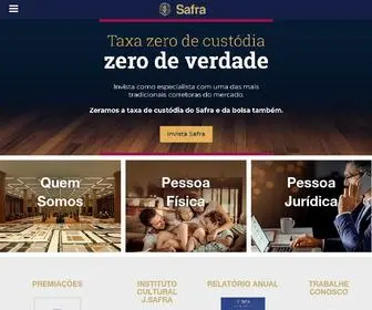 Safra.com.br(Banco Safra) Screenshot