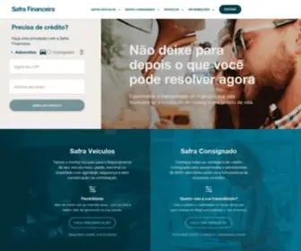 Safrafinanceira.com.br(Portal da Safra Financeira) Screenshot