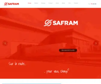 Safram.com(Spécialiste du Transport routier de marchandises) Screenshot