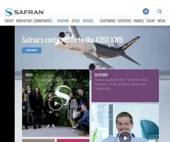 Safran-Group.com(Safran) Screenshot
