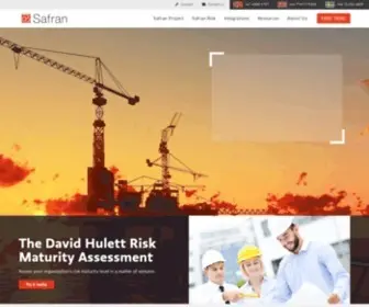 Safran.com(Project Management and Risk Analysis Software) Screenshot