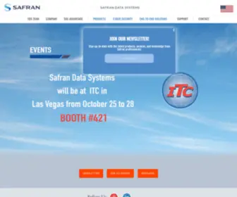 Safrandatasystemsus.com(Safran Data Systems U.S) Screenshot