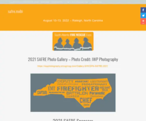 Safre.mobi(South Atlantic FIRE RESCUE Expo) Screenshot