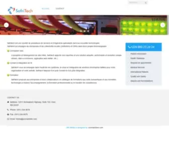 Safritech.com(Réservation de domaine) Screenshot