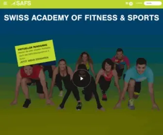 Safs.com(Swiss Academy of Fitness and Sports) Screenshot