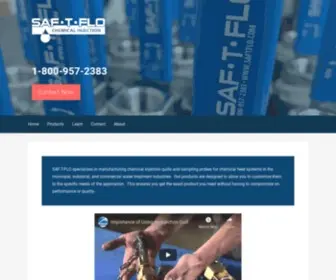 Saftflo.com(Chemical Injection) Screenshot