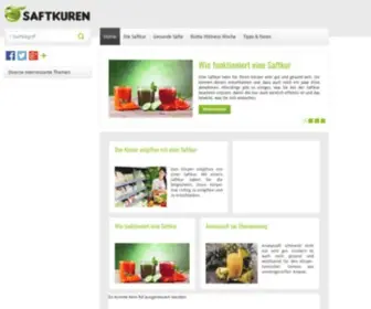 Saftkuren.ch(Hompage) Screenshot