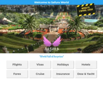 SafuraWorld.com(SAFURA Travels & Tours) Screenshot