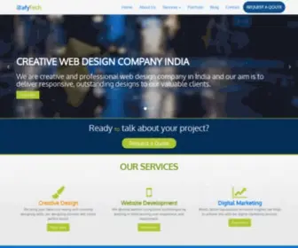 Safytech.com(Web Design Company in India) Screenshot