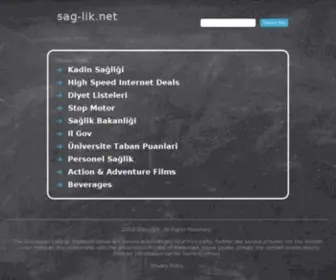 Sag-Lik.net(Sağlık) Screenshot