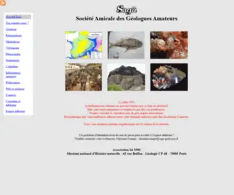 Saga-Geol.asso.fr(Géologie) Screenshot