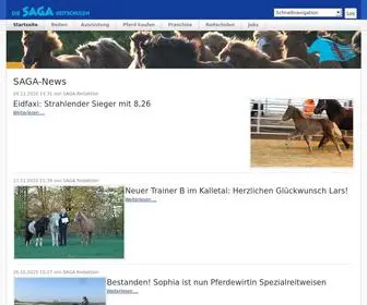 Saga-Reitschulen.de(Startseite) Screenshot