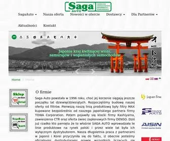 Sagaauto.com.pl(Saga Auto) Screenshot