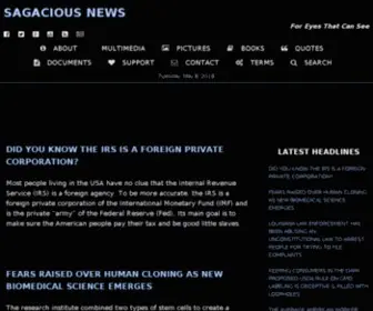 Sagaciousnewsnetwork.com(SAGACIOUS NEWS) Screenshot
