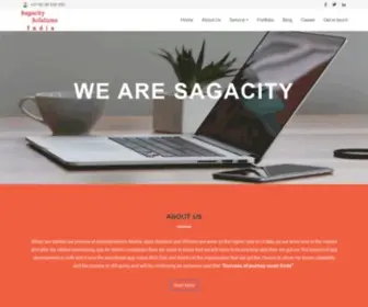 Sagacitycare.com(Web, Mobile App Development Company in India-ssI) Screenshot