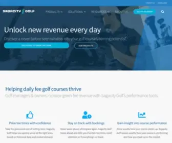 Sagacitygolf.com(Unlock new golf course revenue every day) Screenshot