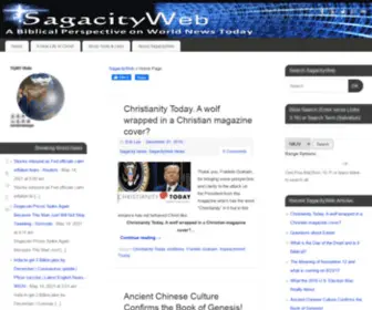 Sagacityweb.com(A Biblical Perspective On Our World Today) Screenshot