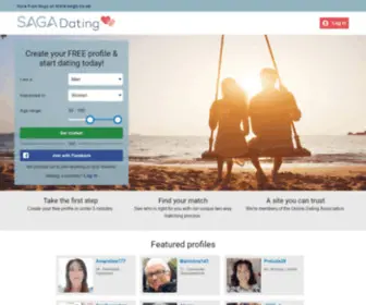 Sagaconnections.co.uk(Online Dating with Saga Dating) Screenshot