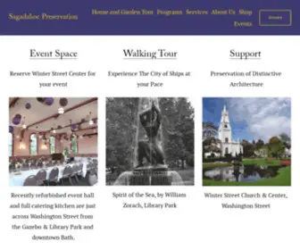 SagadahocPreservation.org(Sagadahoc Preservation Inc) Screenshot