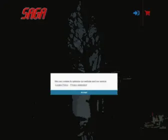 Sagagen.com(Official Site of Canadian Prog Band SAGA) Screenshot