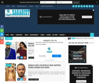 Sagagist.com.ng(Saga Gist) Screenshot