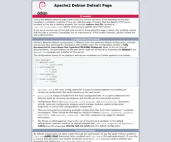 Sagaitalia.com(Apache2 Debian Default Page) Screenshot