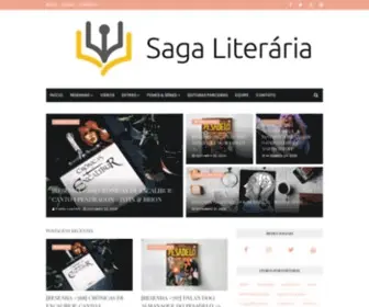 Sagaliteraria.com.br(Página inicial) Screenshot