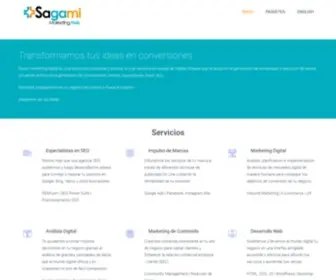 Sagamimarketing.com(Agencia de publicidad online y posicionamiento org) Screenshot