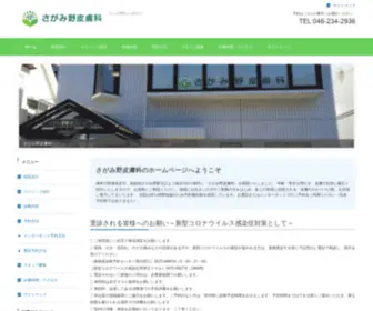 Sagaminohifuka.com(さがみ野皮膚科) Screenshot