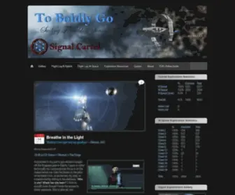 Saganexplorations.net(To Boldly Go) Screenshot