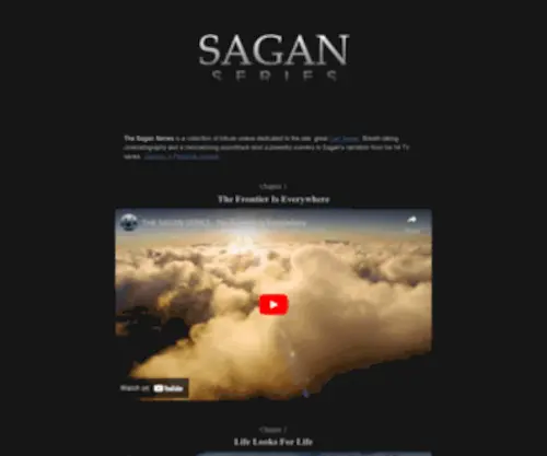 Saganseries.com(The Sagan Series) Screenshot