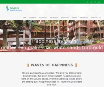 Sagarakovalam.com(Sagara Beach Resort) Screenshot